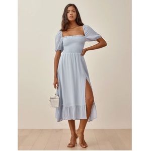 REFORMATION Meadow Dress in Mineral Size Large NWOT